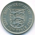 Джерси, 5 новых пенсов 1968 год (AU)