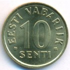 Эстония, 10 сентов 2002 год (UNC)