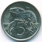 Новая Зеландия, 5 центов 1988 год (UNC)