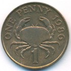 Гернси, 1 пенни 1986 год (UNC)