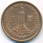 Остров Мэн, 1 пенни 2015 год (UNC)