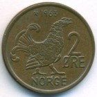 Норвегия, 2 эре 1963 год (AU)