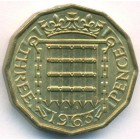 Великобритания, 3 пенса 1963 год (UNC)