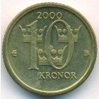 Швеция, 10 крон 2000 год (UNC)
