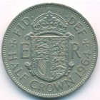 Великобритания, 1/2 кроны 1964 год