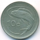Мальта, 10 центов 1986 год