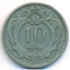 Австрия, 10 геллеров 1893 год