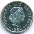 Швейцария, 10 раппенов 1982 год (UNC)