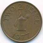 Гернси, 2 пенса 1977 год