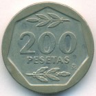 Испания, 200 песет 1986 год