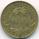 Британская Западная Африка, 1 шиллинг 1952 год