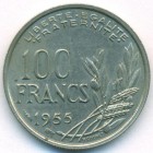 Франция, 100 франков 1955 год