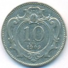 Австрия, 10 геллеров 1909 год