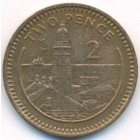 Гибралтар, 2 пенса 1988 год