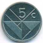 Аруба, 5 центов 1990 год (UNC)