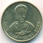 Свазиленд, 1 лилангени 2008 год