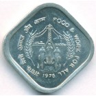 Индия, 5 пайсов 1976 год (UNC)