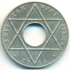 Британская Западная Африка, 1/10 пенни 1914 год
