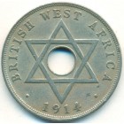 Британская Западная Африка, 1 пенни 1914 год