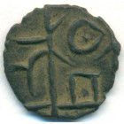 Бутан, 1/2 рупии 1835-1885 годы