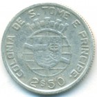 Сан-Томе и Принсипи, 2-1/2 эскудо 1939 год