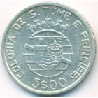 Сан-Томе и Принсипи, 5 эскудо 1939 год