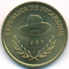 Никарагуа, 1 кордоба 1987 год (UNC)