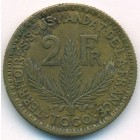 Того, 2 франка 1924 год