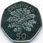 Гибралтар, 50 пенсов 2010 год (UNC)