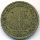 Того, 1 франк 1924 год