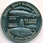 Острова Тёркс и Кайкос, 5 крон 2001 год (UNC)