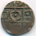 Бутан, 1/2 рупии 1835-1885 годы