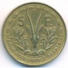 Французская Западная Африка, 5 франков 1956 год
