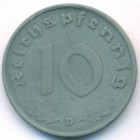 Третий Рейх, 10 рейхспфеннигов 1941 год D