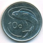 Мальта, 10 центов 1986 год (AU)