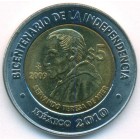 Мексика, 5 песо 2009 год (UNC)