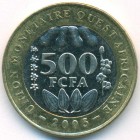 Западно-Африканские Штаты, 500 франков 2005 год (UNC)