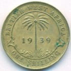 Британская Западная Африка, 1 шиллинг 1939 год