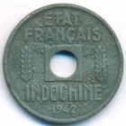 Французский Индокитай, 1/4 цента 1942 год