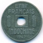 Французский Индокитай, 1/4 цента 1942 год