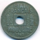 Французский Индокитай, 1/4 цента 1942 год