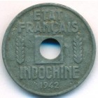 Французский Индокитай, 1/4 цента 1942 год