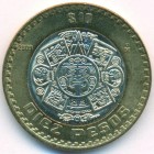 Мексика, 10 песо 2009 год (UNC)