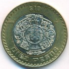 Мексика, 10 песо 2009 год (UNC)