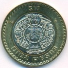 Мексика, 10 песо 2009 год (UNC)