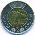 Канада, 2 доллара 2012 год (AU)