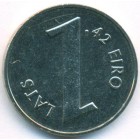 Латвия, 1 лат 2013 год (UNC)