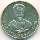 Свазиленд, 1 лилангени 1998 год (AU)