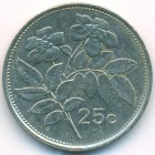 Мальта, 25 центов 1993 год