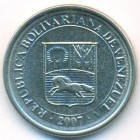 Венесуэла, 25 сентимо 2007 год (AU)